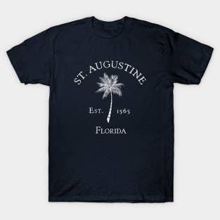 Saint Augustine Florida Vintage Palm T-Shirt